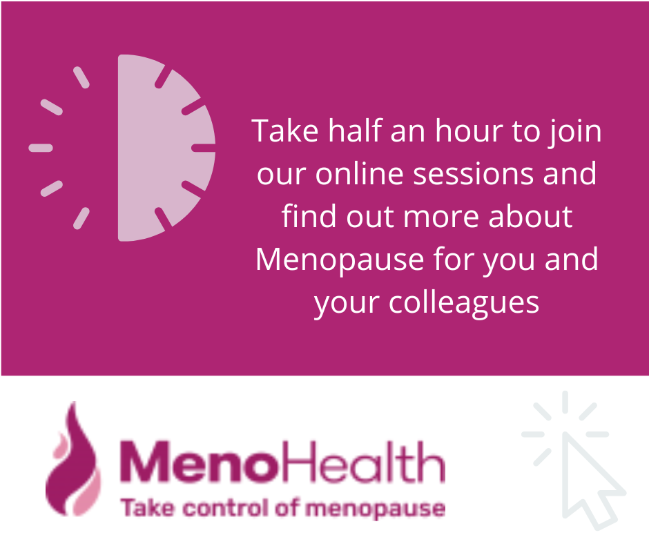 join our half an hour online sessions on menopause